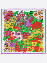 <シルクスカーフ65>パンジー