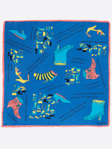 <シルクスカーフ65>シューズ