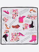 <シルクスカーフ65>シューズ