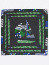 SILK SCARF 65 / PATCHWORK YACHT