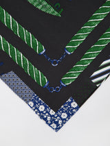 <シルクスカーフ65>パッチワークヨット