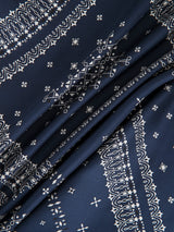 SILK SCARF 65 / BORDER BANDANNA