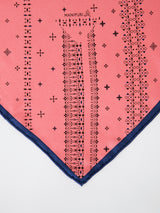 SILK SCARF 65 / BORDER BANDANNA