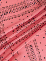 SILK SCARF 65 / BORDER BANDANNA