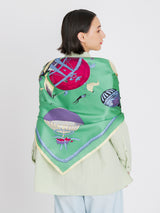SILK SCARF 108 / CARNIVAL