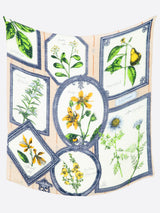 <リネンミックスストール120>フレームフラワー