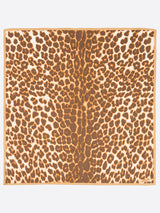 COTTON SCARF 65 / LEOPARD BEG
