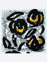 <コットンスカーフ65>フラワードローバンダナ