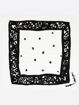 COTTON SCARF 65 / FRAME PAISLEY BANDANNA