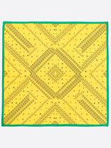 COTTON SCARF 65 / BORDER BANDANNA