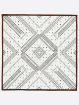 COTTON SCARF 65 / BORDER BANDANNA