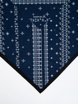 COTTON SCARF 65 / BORDER BANDANNA