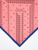 COTTON SCARF 65 / BORDER BANDANNA