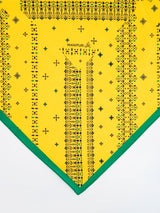 COTTON SCARF 65 / BORDER BANDANNA