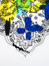 COTTON SCARF 65 / BUTTERFLY DRAW BANDANNA