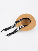 <カンカン帽> BGサンペイズリーバンダナ