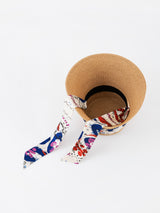 <深つばハット> BGランダムペイズリーバンダナ