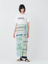 SKIRT / STRIPED BANDANA