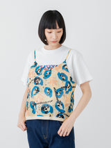 CAMISOLE / RANDOM PAISLEY BANDANA