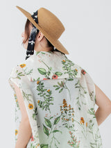 <カンカン帽> BGサンペイズリーバンダナ