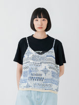 <キャミソール>ドローバンダナ