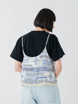 <キャミソール>ドローバンダナ