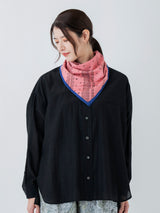 COTTON SCARF 65 / BORDER BANDANNA
