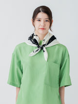 COTTON SCARF 65 / FRAME PAISLEY BANDANNA