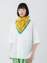 COTTON SCARF 65 / BORDER BANDANNA