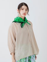 COTTON SCARF 65 / BORDER BANDANNA