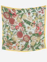 COTTON SILK STOLE 120 / JUNGLE FRUITS