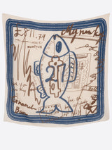 <コットンシルクストール120>フィッシュ