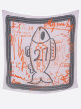 <コットンシルクストール120>フィッシュ