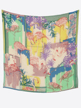 <コットンシルクストール120>フラミンゴ