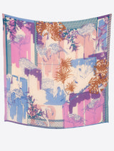 <コットンシルクストール120>フラミンゴ