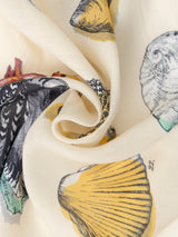 COTTON SILK STOLE 120 / SHELL