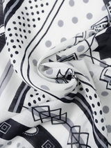 <コットンシルクストール120>バベルバンダナ