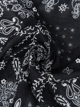 COTTON SILK STOLE 120 / KALEIDO BANDANA