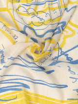 <コットンシルクストール120>フィッシュ