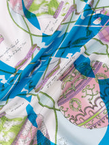 SILK SCARF 65 / COLLAGE BALLOON HISTORY