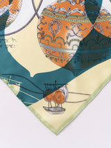 SILK SCARF 88 / COLLAGE BALLOON HISTORY