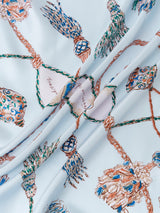 SILK SCARF 88 / VINTAGE TASSEL