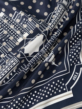 <シルクスカーフ65>バベルバンダナ