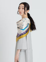 <シルクスカーフ88>ウィンタースワン