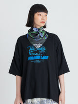 <シルクスカーフ65>パッチワークヨット