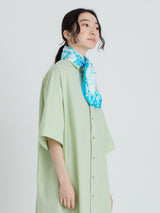 <シルクスカーフ65>ジャガードレリーフ