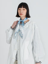 <シルクスカーフ65>ジャガードパーク