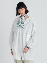 <シルクスカーフ65>ジャガードクラシックバルーン