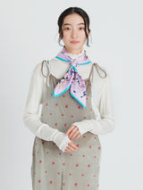 <シルクスカーフ65> ホース