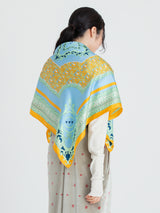 <シルクスカーフ88>レリーフ